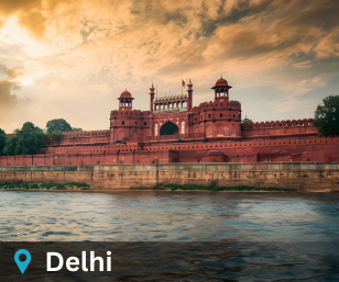 Delhi tour destination showcasing famous tourist attractions