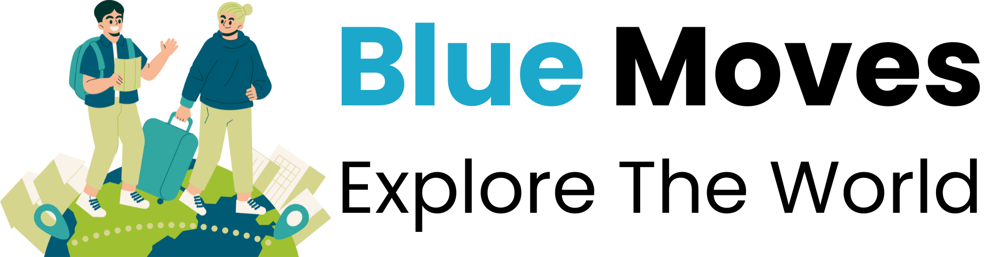 Blue Moves Cab and Tour & Travel Agency Logo
